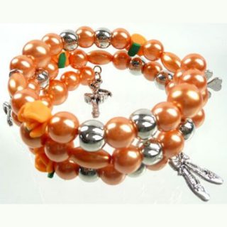 Armband Spiraal Oranje