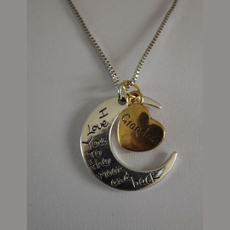 Ketting I Love You Moon Grandma