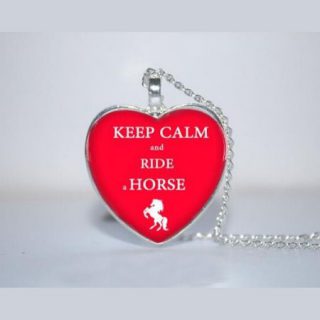Ketting Keep Calm And Ride Horse