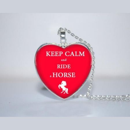 Ketting Keep Calm And Ride Horse