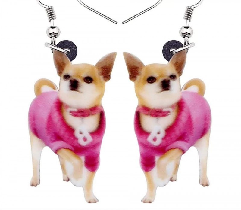 Oorbellen Chihuahua Diva