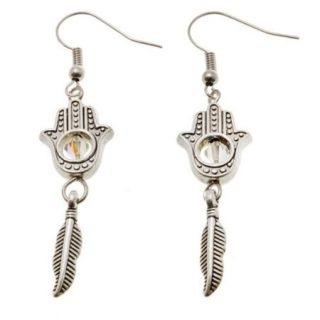 Oorbellen Hamsa Cristal