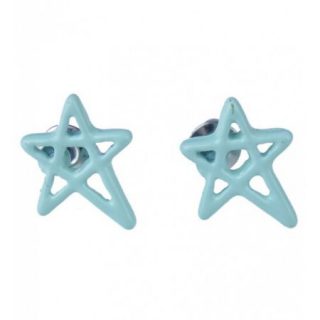 Oorbellen Pentagram Ster Mint Groen