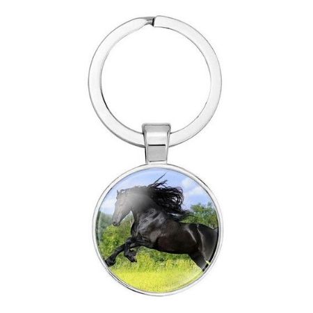 Sleutelhanger Zwart Paard