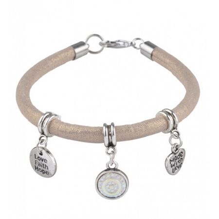 armband love faith hope goudbruin