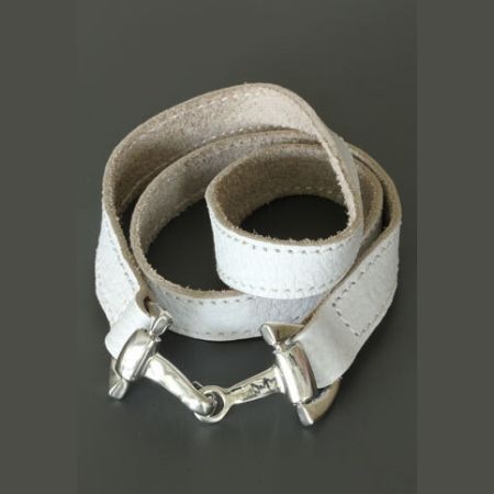 Armband Wikkelarmband Paardenbit Wit